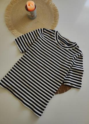 Смугаста футболка базова футболка у смужку базова