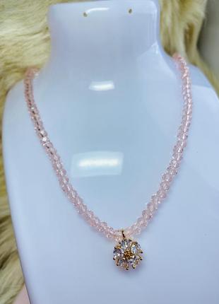 Чокер з увіткою циркони/намисто