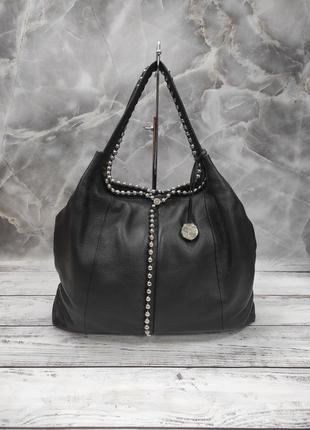 Кожаная сумка - торба