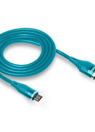 Usb кабель walker c735 microusb blue