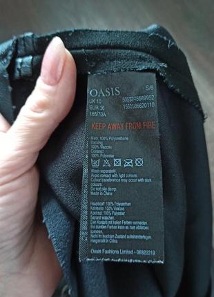 Новая юбка oasis кожзам черная р.105 фото