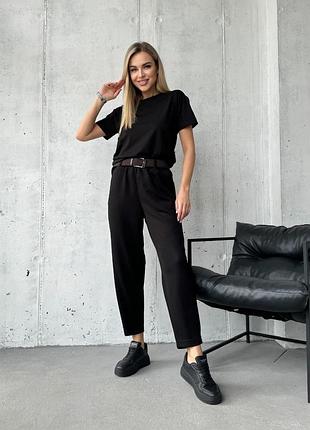 Брюки мом трикотаж 40-62 р-р