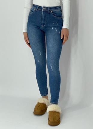 Джинсы skinny blue с идеальной посадкой