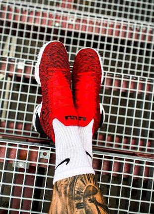 Чоловічі кросівки nike lebron 16 red white/red/black7 фото