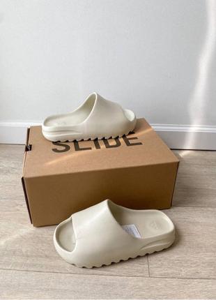 Сланці yeezy slide bone white1 фото