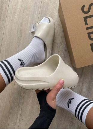 Сланці yeezy slide bone white7 фото