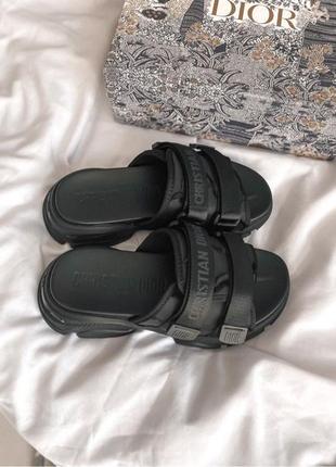 Сланці dior slippers black