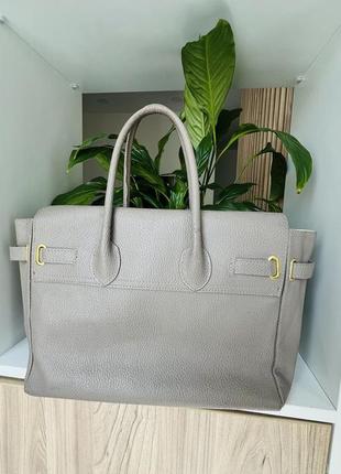 Повністю шкіряна сумка велика hermes birkin3 фото