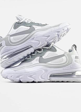 Nike air max 270 react"white" чоловічі якість висока зручні в носінні