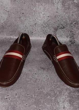 Bally agir loafers (мужские кожаные туфли лоферы моасины балли италия2 фото