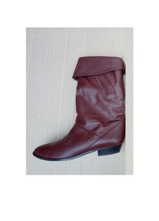 Женские кожаные сапоги аргентина 7м (37 р.)