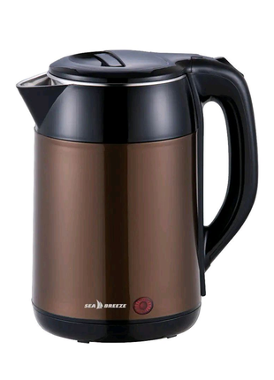 Електрочайник-термос металевий seabreeze sb-0201