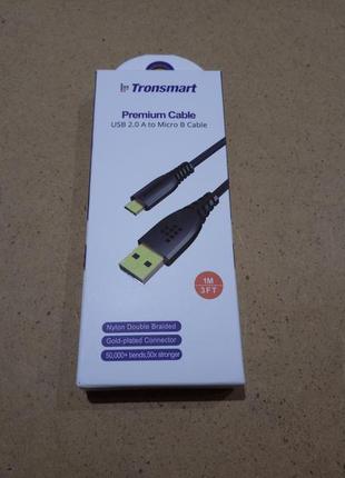 Tronsmart преміум micro usb кабель з швидкою зарядкою 2,4 а (1 м)2 фото