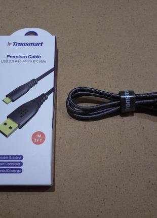 Tronsmart преміум micro usb кабель з швидкою зарядкою 2,4 а (1 м)4 фото