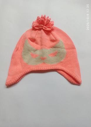 Осеннчя шапка демі для девочеи