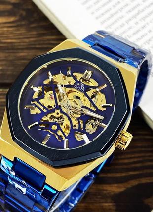 Годинники чоловічі gusto skeleton5 фото