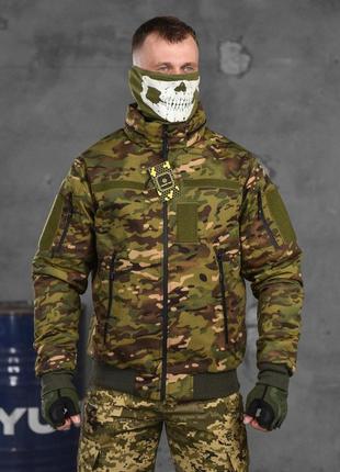 Весенняя тактическая куртка logos-tac мультикам материал рип стоп водоотталкивающее