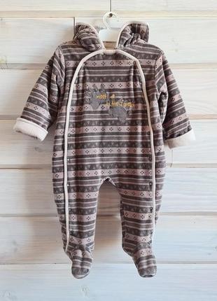 Комбинезон велюровый весенний демисезон