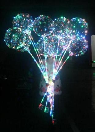 Шарики воздушные с подсветкой bobo balloons (большие) 3 режима ра1 фото