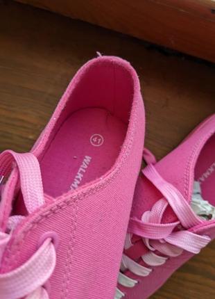 Кеди, кросівки рожеві в ідеальному стані 41 р5 фото