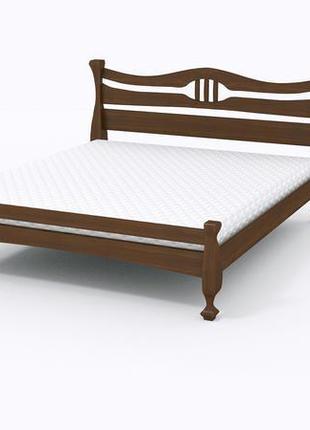 Ліжко дерев'яне 160х200 см. двоспальна кронос масив сосна