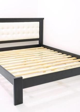 Ліжко дерев'яне діоніс 140х200 см. двоспальна масив сосна3 фото