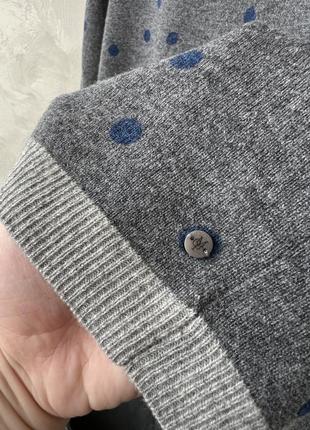 Качественный свитер от marc o polo, в стильный горошек❤️8 фото