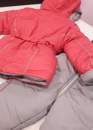 Зимний комбинезон куртка зима, детский комбинезон 3