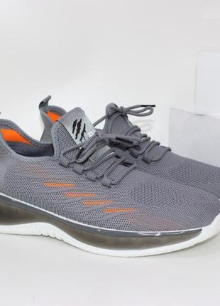 Мужские кроссовки текстильные, мужское кроссовки текстильные, мужские кроссовки серые