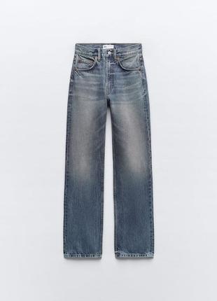 Джинсы zara straight fit размер 34,36,38