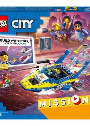 Конструктор lego city missions детективні місії водної поліції