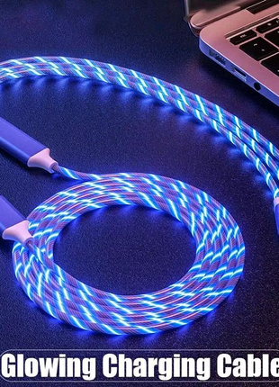 Usb кабель 3 в 1 з підсвіткою