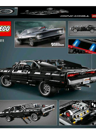 Lego technic dom's dodge charger 421112 фото