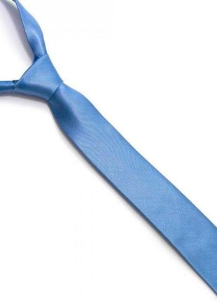 Мужской галстук 5 см handmade голубой (2000000643151)