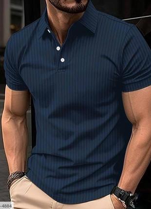 Поло мужское мустанг на пуговицах футболка мужская белая черная темная синяя качественная акция базовая трендовая короткий рукав дешево3 фото