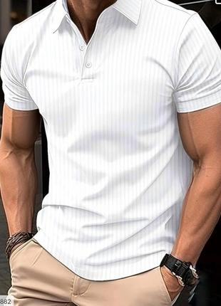 Поло мужское мустанг на пуговицах футболка мужская белая черная темная синяя качественная акция базовая трендовая короткий рукав дешево2 фото