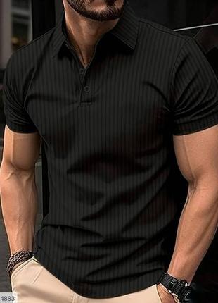 Поло мужское мустанг на пуговицах футболка мужская белая черная темная синяя качественная акция базовая трендовая короткий рукав дешево4 фото