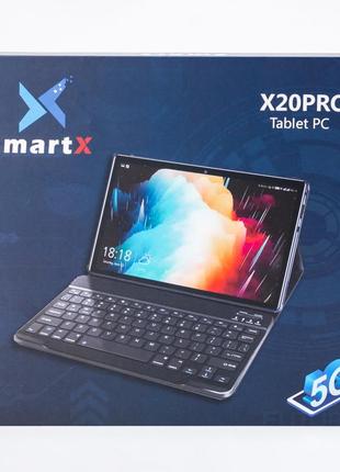 Планшет с клавиатурой 64 gb диагональ 10,1" процессор mediatek octa-core 1300 mhz smart x20 pro 9