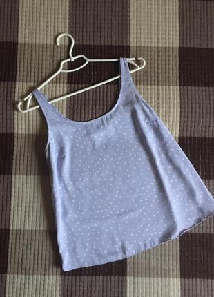 Нежная маечка в горошек