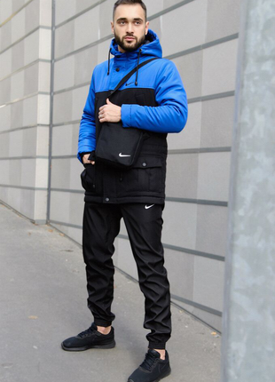 Комплект зимовий куртка+штани+сумка+рукавички
