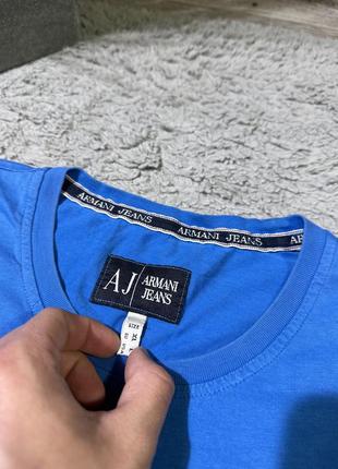 Оригинальная футболка от бренда “armani jeans”5 фото