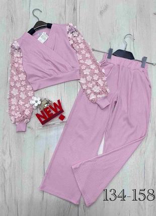 Стильный нарядный костюм для девочки