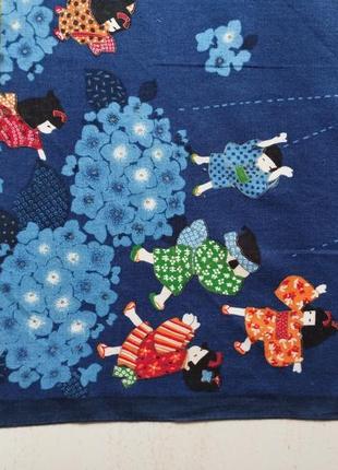 🎎 🤩 интересный батистовый платок, бандана с японскими детками😍 51х515 фото