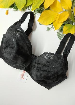 Красивый с кружевом черный  бюстгальтер 75н misstyle 505 беларуссия