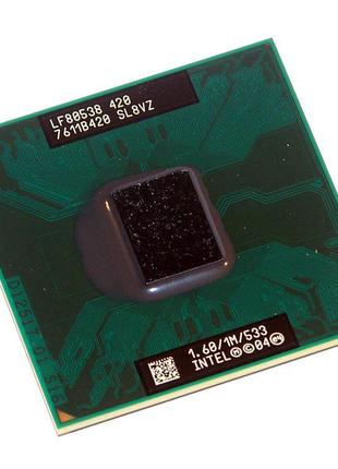 Процесор для ноутбука intel сeleron m420 1,6 ghz socket m