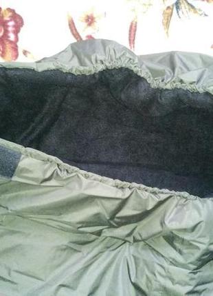 Зимовий спальник, спальний мішок з капюшоном3 фото