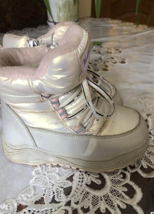 Чобітки дутіки 26 розмір, на дівчинку