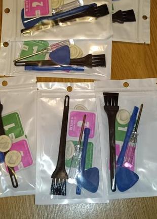 Набор для разборки чистки ноутбуков планшетов (отвертка, лопатка, кисточка, медиатор)