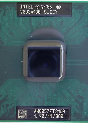 Процесор для ноутбука 2ядра intel celeron dual-core t3100 1,9ghz