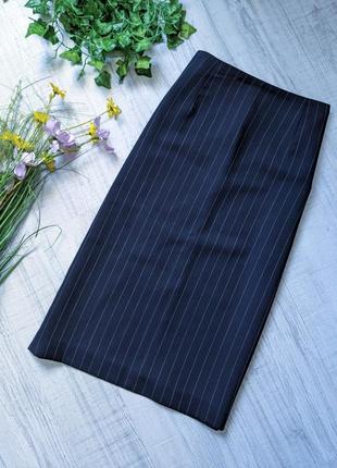 Юбка из шерсти polo ralph lauren в полоску женская оригинал юбка-карандаш3 фото